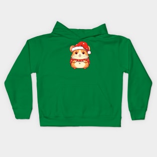 Christmas Hamster Kids Hoodie